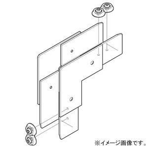 ネグロス電工 エルボ 《アルミダクト》 立面外曲り AD5タイプ ADO-5N
