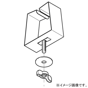 ネグロス電工 開口上向き用器具取付金具 《アルミダクト》 AD5タイプ ネジサイズM6 ADK5UK-6