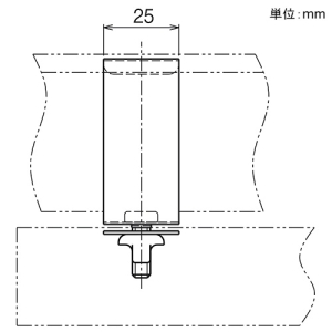 ネグロス電工 開口上向き用器具取付金具 《アルミダクト》 AD5タイプ ネジサイズM6 開口上向き用器具取付金具 《アルミダクト》 AD5タイプ ネジサイズM6 ADK5UK-6 画像2