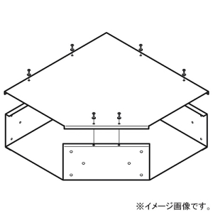 ネグロス電工 【受注生産品】L形分岐 《ケーブルダクト》 ADSタイプ ダクト幅200mm ダクト高さ150mm ADL2015