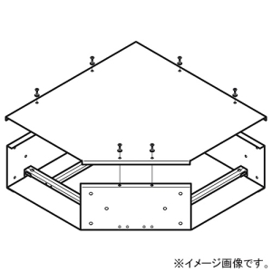 ネグロス電工 【受注生産品】L形分岐(子桁付) 《ケーブルダクト》 ADSタイプ ダクト幅300mm ダクト高さ200mm ADLK3020