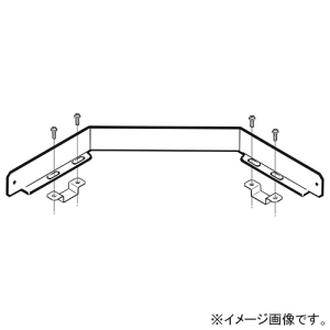 ネグロス電工 【受注生産品】L形分岐(子桁付)用セパレーター 《ケーブルダクト》 ADSタイプ ダクト幅400mm ダクト高さ300mm ADLDF205P