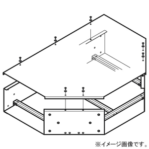 ネグロス電工 【受注生産品】T形分岐(子桁付) 《ケーブルダクト》 ADSタイプ ダクト幅300mm 高さ200mm ADTK3020