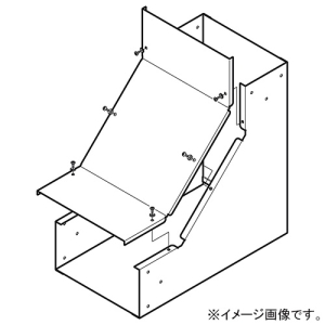 ネグロス電工 【受注生産品】I形分岐 《ケーブルダクト》 ADSタイプ ダクト幅400mm 高さ100mm ADI-4010