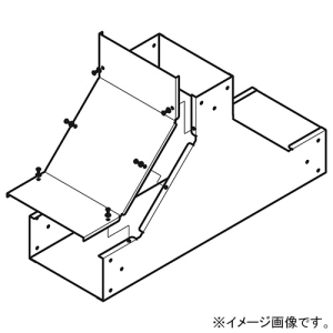 ネグロス電工 【受注生産品】立上り用垂直T形分岐 《ケーブルダクト》 ADSタイプ ダクト幅400mm 高さ100mm ADIT4010