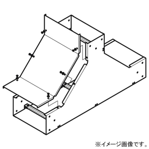 ネグロス電工 【受注生産品】立上り用垂直T形分岐(子桁付) 《ケーブルダクト》 ADSタイプ ダクト幅300mm 高さ150mm ADITK3015