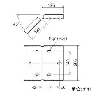 ネグロス電工 【受注生産品】継ぎ金具 《ケーブルダクト》 分岐用 ADSタイプ ダクト高さ200mm 【受注生産品】継ぎ金具 《ケーブルダクト》 分岐用 ADSタイプ ダクト高さ200mm ADLG200 画像2