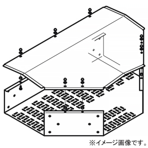 ネグロス電工 【受注生産品】T形分岐 《鋼製トラフ》 幅400mm 高さ200mm SD-TRFT4020