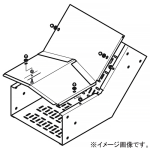 ネグロス電工 【受注生産品】インサイドベンド 《鋼製トラフ》 角度45° 幅500mm 高さ100mm SD-TRFI-5145