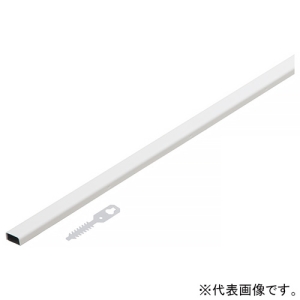 ネグロス電工 直線 《メタルモール》 A型 定尺1.8m ホワイト M100