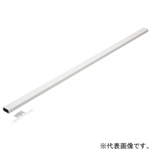 ネグロス電工 直線 《メタルモール》 C型 定尺1.8m ミルキーホワイト Y300