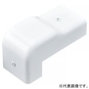 ネグロス電工 エクスターナルエルボ 《メタルモール》 C型 ホワイト M325