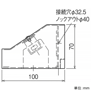 ネグロス電工 コンビネーションコネクター 《メタルモール》 C型 ミルキーホワイト コンビネーションコネクター 《メタルモール》 C型 ミルキーホワイト Y350 画像2