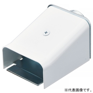 ネグロス電工 ストレートコネクター 《メタルモール》 C型 ミルキーホワイト Y351