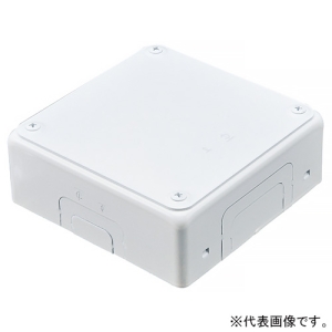 ネグロス電工 ジャンクションボックス 《メタルモール》 角型 A・B・C型兼用 ホワイト M352