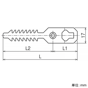ネグロス電工 ワイヤクランプ 《メタルモール》 A型用 10本入 ワイヤクランプ 《メタルモール》 A型用 10本入 M510 画像2