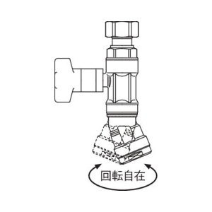 オンダ製作所 CBW12型 逆止弁付ボールバルブ CBW12型 逆止弁付ボールバルブ CBW12A-16M-S 画像3