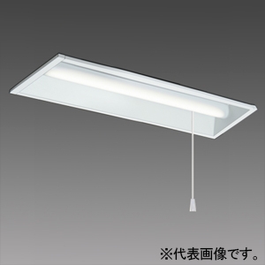 三菱 【受注生産品】LEDライトユニット形ベースライト ≪Myシリーズ≫ 20形 埋込形 下面開放タイプ 220mm幅 プルスイッチ付 一般タイプ 3200lm 連続調光タイプ FHF16形×2灯器具高出力相当 白色 MY-B230433S/WAHZ