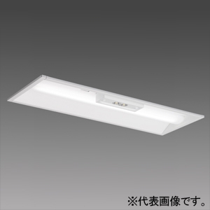 三菱 【受注生産品】LEDライトユニット形ベースライト ≪Myシリーズ≫ 非常用照明器具 電池内蔵形 30分間定格形 階段通路誘導灯兼用形 20形 埋込形 220mm幅 非常時LED一般出力タイプ 一般タイプ 3200lm 連続調光タイプ FHF16形×1灯器具高出力相当 電球色 MY-BH215433C/LAHZ