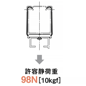 ネグロス電工 ライティングダクト支持金具 《レースウェイ》 DP2タイプ ライティングダクト支持金具 《レースウェイ》 DP2タイプ DK2LD 画像3