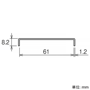ネグロス電工 【メーカー直送品/代引き不可】カバー 《ダクト》 DP3タイプ 定尺2m 溶融亜鉛めっき鋼板製 【メーカー直送品/代引き不可】カバー 《ダクト》 DP3タイプ 定尺2m 溶融亜鉛めっき鋼板製 DPF3 画像2
