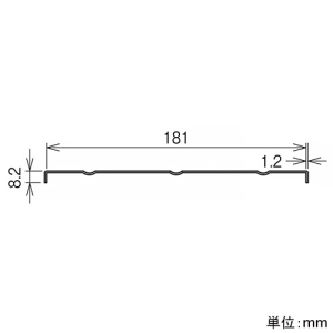 ネグロス電工 【メーカー直送品/代引き不可】カバー 《ダクト》 DP18タイプ 定尺1.5m 溶融亜鉛めっき鋼板製 【メーカー直送品/代引き不可】カバー 《ダクト》 DP18タイプ 定尺1.5m 溶融亜鉛めっき鋼板製 DPF18 画像2