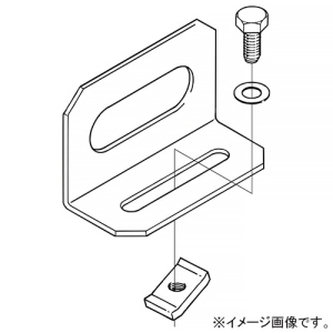 ネグロス電工 振れ止め金具 《鋼製トラフ》 接続部用 Z-D1・D2用 Z-TRFS2