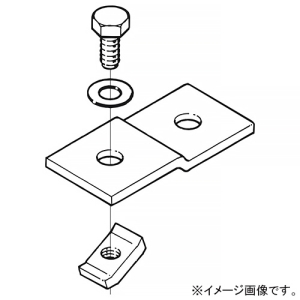 ネグロス電工 振れ止め補助金具 《鋼製トラフ》 Z-D1・D2用 Z-TRFS3