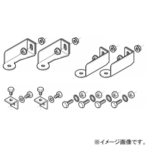 ネグロス電工 立上りケーブルラック用ブラケット耐震システム 《耐震システム》 SR・QRタイプ用 BKBR1