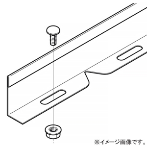 ネグロス電工 【メーカー直送品/代引き/後払い不可】水平ベンドセパレーター WRLA・WRAタイプ用 定尺1.5m WRDF1PL