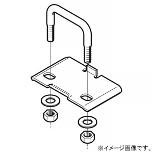 ネグロス電工 子桁取付金具 ARタイプ 外直角曲り接続金具用 親桁部用 ARK1RF