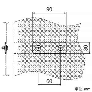 ネグロス電工 ブラインドプレート継ぎ金具 ブラインドプレート継ぎ金具 SD-BPG1 画像2