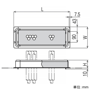 ネグロス電工 分電盤用貫通穴化粧カバー 《おめかし&reg;スポンジ》 穴サイズ600×100mm 分電盤用貫通穴化粧カバー 《おめかし&reg;スポンジ》 穴サイズ600×100mm CBP6010 画像2