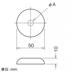ネグロス電工 【ケース販売特価 20枚セット】吊りボルト用貫通穴化粧カバー 《おめかし®キャップ》 W3/8・M10用 ブラック 【ケース販売特価 20枚セット】吊りボルト用貫通穴化粧カバー 《おめかし®キャップ》 W3/8・M10用 ブラック OMK9N-K 画像2