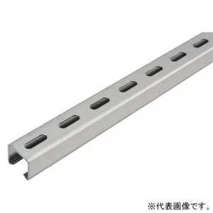 ネグロス電工 【メーカー直送品/代引き不可】【受注生産品】短尺チャンネル 《サンストラット&reg;》 穴あきタイプ D1タイプ 長さ1750mm SD-D1R175