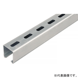 ネグロス電工 【メーカー直送品/代引き不可】【受注生産品】短尺チャンネル 《サンストラット&reg;》 穴あきタイプ D2タイプ 長さ1550mm SD-D2R155