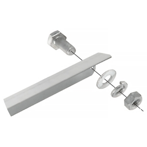 ネグロス電工 【受注生産品】折板屋根用太陽電池傾斜取付筋かい 《サンストラット®》 傾斜金具設置型 SSA5用 地上垂直積雪量60cm以下 【受注生産品】折板屋根用太陽電池傾斜取付筋かい 《サンストラット®》 傾斜金具設置型 SSA5用 地上垂直積雪量60cm以下 SSA5-BR100 画像2