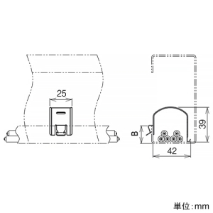 ネグロス電工 【ケース販売特価 20個セット】リップみぞ形鋼用ケーブル落下防止金具 《PVラック®》 1〜6回線用 【ケース販売特価 20個セット】リップみぞ形鋼用ケーブル落下防止金具 《PVラック®》 1〜6回線用 S-PVLA 画像2