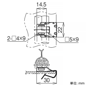 ネグロス電工 【ケース販売特価 50個セット】一般形鋼用ケーブル支持金具 《PVラック®》 平行・交差タイプ 1〜6回線用 【ケース販売特価 50個セット】一般形鋼用ケーブル支持金具 《PVラック®》 平行・交差タイプ 1〜6回線用 S-PVLB 画像2