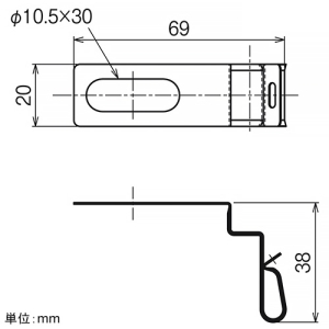 ネグロス電工 【ケース販売特価 50個セット】ケーブル支持金具 《PVラック®》 適合丸形ケーブルφ6.4〜8mm各2回線まで 【ケース販売特価 50個セット】ケーブル支持金具 《PVラック®》 適合丸形ケーブルφ6.4〜8mm各2回線まで S-PV2F 画像2