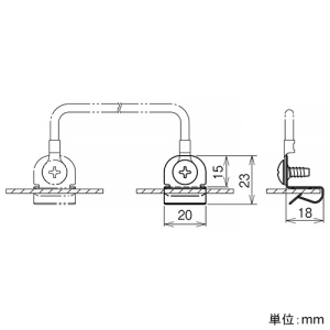 ネグロス電工 【ケース販売特価 20個セット】アースボンド線取付金具 《サンストラット®》 フランジ厚1.2〜4.0mm 【ケース販売特価 20個セット】アースボンド線取付金具 《サンストラット®》 フランジ厚1.2〜4.0mm S-PVEK2 画像2