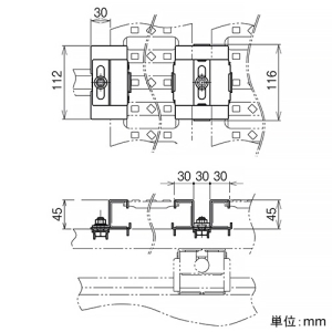 ネグロス電工 軽量床板材固定金具 《サンストラット®》 端部用 SD-PSHL200A用 軽量床板材固定金具 《サンストラット®》 端部用 SD-PSHL200A用 SD-PSF1E 画像2