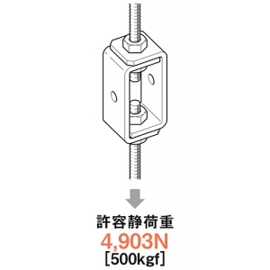ネグロス電工 吊りボルト継ぎ金具(窓付ナット) 吊りボルトM12用 電気亜鉛めっき仕様 吊りボルト継ぎ金具(窓付ナット) 吊りボルトM12用 電気亜鉛めっき仕様 ENP-M12 画像3