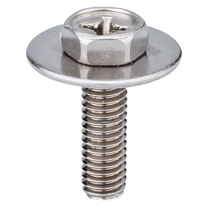 ネグロス電工 六角ボルト(大形平座金組込) サイズM6×20 2本入 S-ZARM6-20B2