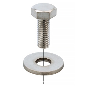 ネグロス電工 六角ボルト・平座金 サイズM6×20 10組入 S-RM6-20PW