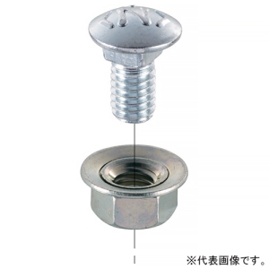 ネグロス電工 角根丸頭ボルト・座付ナット サイズM6×35 20組入 角根丸頭ボルト・座付ナット サイズM6×35 20組入 KM6-35ZAN