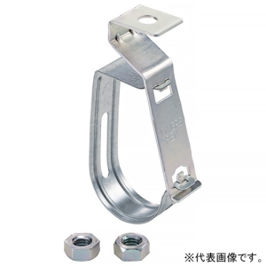 ネグロス電工 吊りボルト端部用冷媒管支持金具 《RVラック&reg;》 ガス側保温材10mm厚用 バンド部サイズ59×118mm REN3548