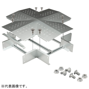 ネグロス電工 【メーカー直送品/代引き/後払い不可】【受注生産品】X形分岐 《ウィンラック&reg;》 ノンスリップタイプ 親桁高さ130mm 幅600mm SD-RCX60NS