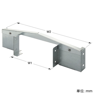 ネグロス電工 口径違い接続 《ウィンラック®》 中央寄せタイプ RCタイプ用 ラック幅750mm⇔900mm 口径違い接続 《ウィンラック®》 中央寄せタイプ RCタイプ用 ラック幅750mm⇔900mm SD-RCR90-75 画像2