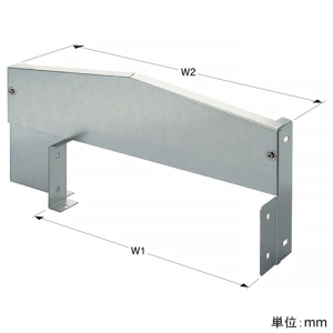 ネグロス電工 【受注生産品】段違い口径違い接続 《ウィンラック®》 右寄せタイプ RC・LCタイプ用 ラック幅300mm⇔750mm 【受注生産品】段違い口径違い接続 《ウィンラック®》 右寄せタイプ RC・LCタイプ用 ラック幅300mm⇔750mm SD-RCLCR75-30R 画像2